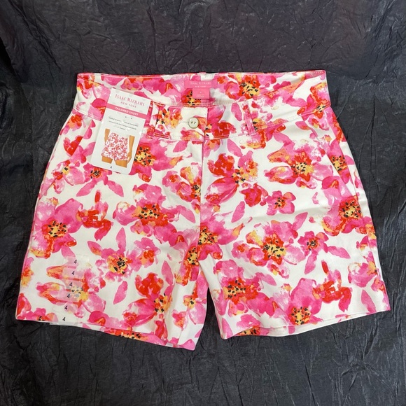 NWT Women's Isaac Mizrahi Water Color Shorts - Picture 1 of 7